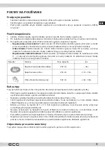 Preview for 9 page of ECG NM 216 Instruction Manual