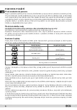 Preview for 6 page of ECG NZ 212 Instruction Manual