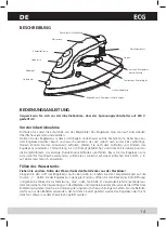 Предварительный просмотр 15 страницы ECG NZ 226 User Manual