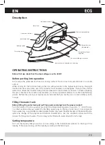 Предварительный просмотр 21 страницы ECG NZ 226 User Manual