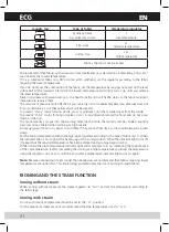 Предварительный просмотр 22 страницы ECG NZ 226 User Manual