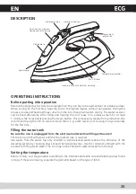 Preview for 27 page of ECG NZ 271 Operating Manual