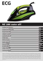 ECG NZ 280 auto-off Instruction Manual preview