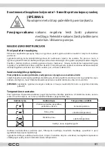 Preview for 81 page of ECG NZ 322 Auto-Off Instruction Manual