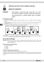 Preview for 46 page of ECG OR 1570 Instruction Manual