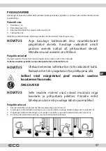 Preview for 57 page of ECG OR 1570 Instruction Manual