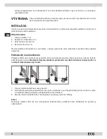 Preview for 8 page of ECG OR 509 Operating Manual