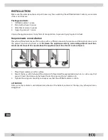 Preview for 24 page of ECG OR 509 Operating Manual