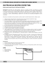 Preview for 11 page of ECG OV 122 solar Instruction Manual