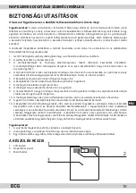 Preview for 15 page of ECG OV 122 solar Instruction Manual