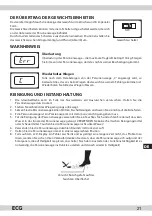 Preview for 21 page of ECG OV 122 solar Instruction Manual