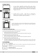 Предварительный просмотр 10 страницы ECG OV 123 Instruction Manual