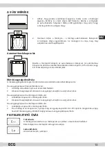 Preview for 13 page of ECG OV 123 Instruction Manual