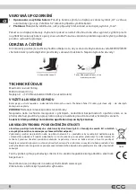 Preview for 6 page of ECG OV 127 Glass Instruction Manual