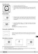 Preview for 41 page of ECG OV 127 Glass Instruction Manual