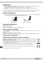 Preview for 48 page of ECG OV 127 Glass Instruction Manual