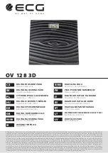 Preview for 1 page of ECG OV 128 3D Instruction Manual