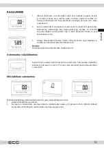 Preview for 13 page of ECG OV 137 Glass Instruction Manual