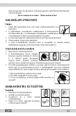 Предварительный просмотр 13 страницы ECG OZ 124 Instruction Manual