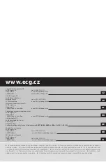 Предварительный просмотр 32 страницы ECG OZ 124 Instruction Manual