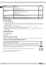 Предварительный просмотр 12 страницы ECG PCB 538 Instruction Manual