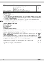 Предварительный просмотр 58 страницы ECG PCB 538 Instruction Manual