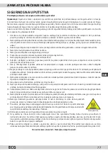 Предварительный просмотр 77 страницы ECG PCB 538 Instruction Manual