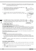 Предварительный просмотр 66 страницы ECG PH 5510 Slow Rider Instruction Manual