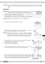 Предварительный просмотр 97 страницы ECG PH 5510 Slow Rider Instruction Manual