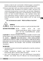 Предварительный просмотр 35 страницы ECG PH 6520 Instruction Manual