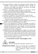 Предварительный просмотр 54 страницы ECG PH 6520 Instruction Manual