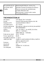 Предварительный просмотр 26 страницы ECG PMP 20 Instruction Manual