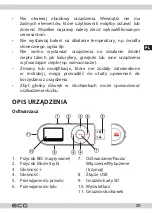 Предварительный просмотр 29 страницы ECG PMP 20 Instruction Manual