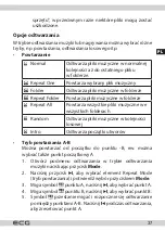 Предварительный просмотр 37 страницы ECG PMP 20 Instruction Manual