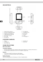 Preview for 34 page of ECG PMP 30 Instruction Manual