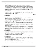 Предварительный просмотр 27 страницы ECG R 111 Instruction Manual