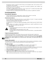 Предварительный просмотр 60 страницы ECG R 111 Instruction Manual