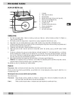 Preview for 5 page of ECG R 200 Operating Manual