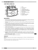 Preview for 11 page of ECG R 200 Operating Manual