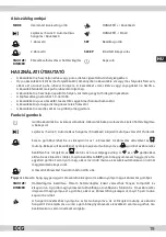 Preview for 19 page of ECG R 300 MP3 U WHITE Instruction Manual