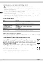 Предварительный просмотр 18 страницы ECG RB 030 P Instruction Manual