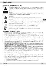 Предварительный просмотр 25 страницы ECG RB 030 P Instruction Manual