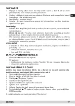 Preview for 17 page of ECG RD 110 DAB Instruction Manual