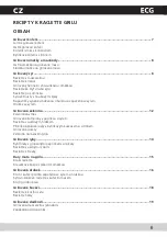 Preview for 7 page of ECG RG 520 Operating Manual