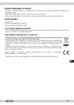 Предварительный просмотр 47 страницы ECG RK 0520 Instruction Manual