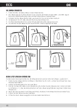 Preview for 12 page of ECG RK 1040 Operating Manual