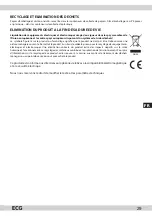 Предварительный просмотр 29 страницы ECG RK 1210 Instruction Manual