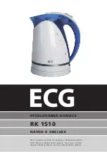 ECG RK 1510 Operating Manual предпросмотр