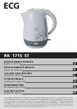 ECG RK 1715 ST Operating Manual preview