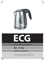 ECG RK 1740 User Manual preview